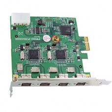 Dual Chip FireWire PCIe Card 4x1394b FW800 (O)